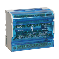 Шины на DIN-рейку в корпусе (кросс-модуль) ШНК 4х11 3L+PEN ИЭК