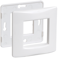 Рамка и суппорт для коробок КМКУ на 2 модуля белые IEK Рамка и суппорт для коробок КМКУ на 2 модуля белые IEK