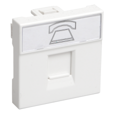 РКФ-20-00-П Розетка телефонная RJ-11 кат.3 (на 2 модуля) ПРАЙМЕР белая IEK РКФ-20-00-П Розетка телефонная RJ-11 кат.3 (на 2 модуля) ПРАЙМЕР белая IEK
