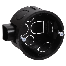 Коробка КМ40002 установочная для твердых стен d65x40 (с саморезами)