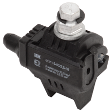 Зажим ответвительный изолированный ЗОИ 35-150/6-35 (P 645, P2R-150) ИЭК Зажим ответвительный изолированный ЗОИ 35-150/6-35 (P 645, P2R-150) ИЭК