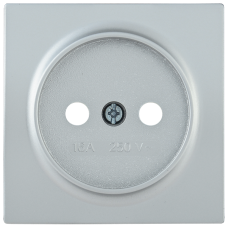 НР-1-0-БС Накладка розетка без з/к BOLERO серебряный IEK