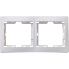 РГ-2-КБ Рамка 2местн. горизонт. КВАРТА (белый)