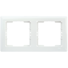 РГ-2-ББ Рамка 2 мест. гориз. BOLERO белый IEK
