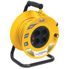 Катушка УК20 с т/з 4 места 2Р/20м 2х0,75 мм2 "Garden"