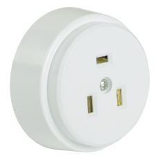 РПпл10-01-Ст Розетка разборная для плиты с з/к о/у 32А белая IEK