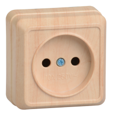 РС20-2-ОС Розетка 1местн. без з/к 10А откр.уст. ОКТАВА (сосна) РС20-2-ОС Розетка 1местн. без з/к 10А откр.уст. ОКТАВА (сосна)