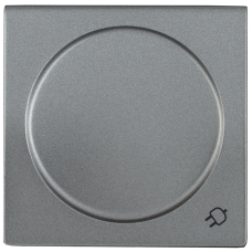 НР-3-1-БА Накладка розет. с з/к с кр. BOLERO антрацит IEK