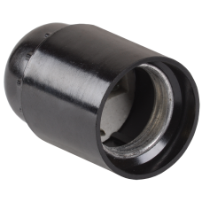 Пкб27-04-К01 Патрон подвесной карболитовый, Е27, черный (50 шт), стикер на изделии, IEK