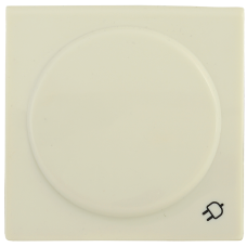 НР-3-1-БК Накладка розетка с з/к с кр. BOLERO кремовый IEK