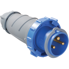 Вилка переносная ССИ-033 63А-6ч/200-250В 2Р+РЕ IP67 MAGNUM ИЭК