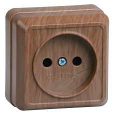 РС20-2-ОД Розетка 1местн. без з/к 10А откр.уст. ОКТАВА (дуб) РС20-2-ОД Розетка 1местн. без з/к 10А откр.уст. ОКТАВА (дуб)