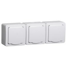 РСб23-3-ГПБб роз 3м с з/к о/у IP54 (белый) ГЕРМЕС PLUS РСб23-3-ГПБб роз 3м с з/к о/у IP54 (белый) ГЕРМЕС PLUS