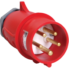 Вилка стационарная ССИ-515 16А-6ч/200/346-240/415В 3Р+РЕ+N IP44 MAGNUM ИЭК