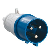 Вилка 023 2Р+РЕ 32А 220В IP44 ИЭК Вилка 023 2Р+РЕ 32А 220В IP44 ИЭК