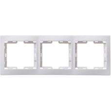РВ-3-КБ Рамка 3местн. верт. КВАРТА (белый) РВ-3-КБ Рамка 3местн. верт. КВАРТА (белый)