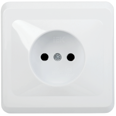 РС10-2-ВБ Розетка 1местн. без з/к без защ.штор. 10А ВЕГА (белый) IEK РС10-2-ВБ Розетка 1местн. без з/к без защ.штор. 10А ВЕГА (белый) IEK