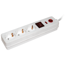 Сетевой фильтр СФ-03К-выкл. 3 места 2Р+PЕ/1,5метра 3х1мм2 ИЭК Сетевой фильтр СФ-03К-выкл. 3 места 2Р+PЕ/1,5метра 3х1мм2 ИЭК