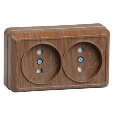 РСш22-2-ОД Розетка 2местн. без з/к с защ.штор.10А откр.уст. ОКТАВА (дуб) РСш22-2-ОД Розетка 2местн. без з/к с защ.штор.10А откр.уст. ОКТАВА (дуб)