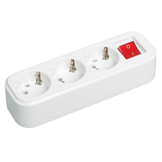 Розетка переносная разб. с выкл. К03В 3 места CLASSIC IEK Розетка переносная разб. с выкл. К03В 3 места CLASSIC IEK