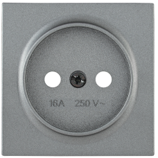 НР-1-0-БА Накладка розетка без з/к BOLERO антрацит IEK