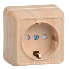 РСш20-3-ОС Розетка 1местн. c з/к с защ.штор. 16А откр.уст. ОКТАВА (сосна) РСш20-3-ОС Розетка 1местн. c з/к с защ.штор. 16А откр.уст. ОКТАВА (сосна)