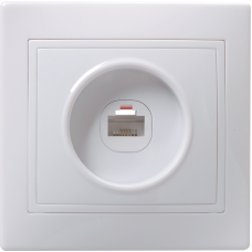 РТ10-КБ Розетка 1местн. телефонная КВАРТА (белый) РТ10-КБ Розетка 1местн. телефонная КВАРТА (белый)