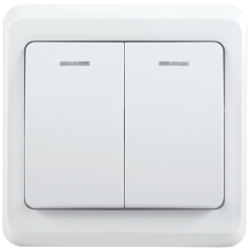 ВС10-2-1-ВБ Выключатель 2кл 10А с инд. ВЕГА (белый) IEK ВС10-2-1-ВБ Выключатель 2кл 10А с инд. ВЕГА (белый) IEK