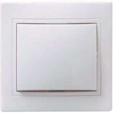 ВСп10-1-0-КБ Выключатель 1кл проход. 10А КВАРТА (белый) ВСп10-1-0-КБ Выключатель 1кл проход. 10А КВАРТА (белый)