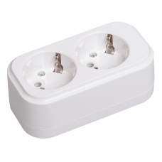 Розетка переносная разб. К02 2 места CLASSIC IEK Розетка переносная разб. К02 2 места CLASSIC IEK