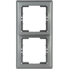 РB-2-БА Рамка 2 мест. верт. BOLERO антрацит IEK РB-2-БА Рамка 2 мест. верт. BOLERO антрацит IEK