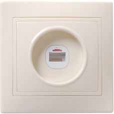 РТ10-ККм Розетка 1местн. телефонная КВАРТА (кремовый) РТ10-ККм Розетка 1местн. телефонная КВАРТА (кремовый)