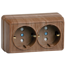 РСш22-3-ОД Розетка 2местн. с з/к с защ.штор. 16А откр.уст. ОКТАВА (дуб) РСш22-3-ОД Розетка 2местн. с з/к с защ.штор. 16А откр.уст. ОКТАВА (дуб)