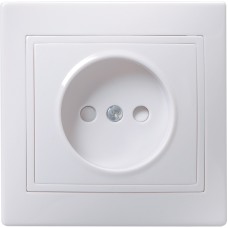 РСш10-2-КБ Розетка 1местн. без з/к c защ.штор. 10А КВАРТА (белый) РСш10-2-КБ Розетка 1местн. без з/к c защ.штор. 10А КВАРТА (белый)