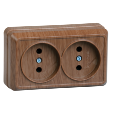 РС22-2-ОД Розетка 2местн. без з/к 10А откр.уст. ОКТАВА (дуб) РС22-2-ОД Розетка 2местн. без з/к 10А откр.уст. ОКТАВА (дуб)