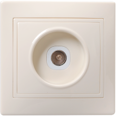 РТВ10-ККм Розетка 1местн. телевиз. КВАРТА (кремовый) РТВ10-ККм Розетка 1местн. телевиз. КВАРТА (кремовый)