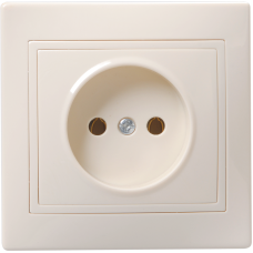 РС10-2-ККм Розетка 1местн. без з/к без защ.штор. 10А КВАРТА (кремовый) РС10-2-ККм Розетка 1местн. без з/к без защ.штор. 10А КВАРТА (кремовый)