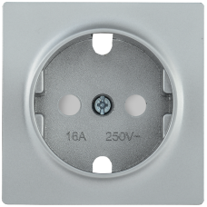 НР-2-1-БС Накладка розет. с з/к с шт. BOLERO серебряный IEK