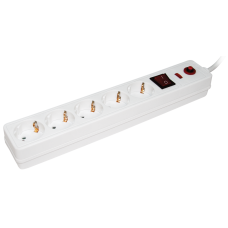 Сетевой фильтр СФ-05К-выкл. 5 мест 2Р+РЕ/5метров 3х1мм2 ИЭК