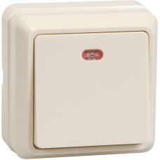 ВС20-1-1-ОКм Выключатель 1кл с инд. 10А откр.уст. ОКТАВА (кремовый) ВС20-1-1-ОКм Выключатель 1кл с инд. 10А откр.уст. ОКТАВА (кремовый)