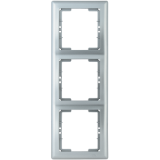 РB-3-БС Рамка 3 мест. верт. BOLERO серебряный IEK РB-3-БС Рамка 3 мест. верт. BOLERO серебряный IEK