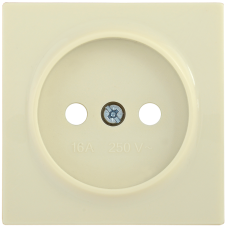 НР-1-0-БК Накладка розетка без з/к BOLERO кремовый IEK