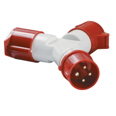 Адаптер двухлучевой TS1012-214 3Р+РЕ 16А 380В IP44 ИЭК