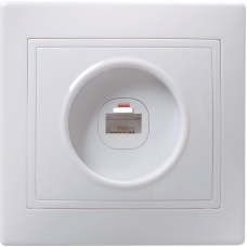 РК10-КБ Розетка 1местн. комп. КВАРТА (белый) РК10-КБ Розетка 1местн. комп. КВАРТА (белый)