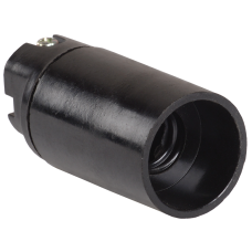 Пкб14-04-К01 Патрон подвесной карболитовый, Е14, черный (50 шт), стикер на изделии, IEK