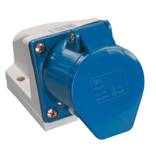 Розетка 133 стационарная 2Р+РЕ 63А 220В IP54 ИЭК Розетка 133 стационарная 2Р+РЕ 63А 220В IP54 ИЭК