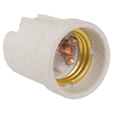 Пкр27-04-К43 Патрон подвесной керамический, Е27, индивидуальный пакет, IEK