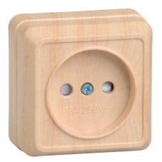 РСш20-2-ОС Розетка 1местн. без з/к с защ.штор.10А откр.уст. ОКТАВА (сосна) РСш20-2-ОС Розетка 1местн. без з/к с защ.штор.10А откр.уст. ОКТАВА (сосна)