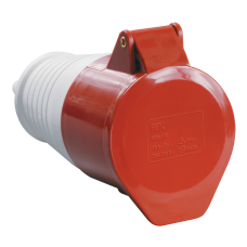 Розетка 214 переносная 3Р+РЕ 16А 380В IP44 ИЭК Розетка 214 переносная 3Р+РЕ 16А 380В IP44 ИЭК