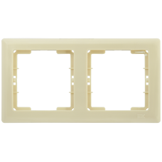 РГ-2-БК Рамка 2 мест. гориз. BOLERO кремовый IEK